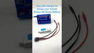 Balance Charge and Storage Mode for Yuneec Breeze 4k Drone Battery, use B6 Charger + Charging Cable