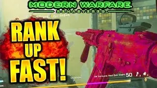 HOW TO RANK UP FAST IN MODERN WARFARE REMASTERED! LEVEL UP AND PRESTIGE FAST IN COD 4 REMASTERED!