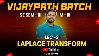 Laplace Transform LEC-3 | Complete Concept Explained | Maths - 3 | RK SIR | Vijaypath Batch | RKDEMY