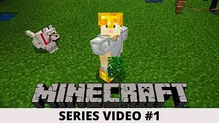Minecraft Series Video 1 | House Tour and Farm Village.
