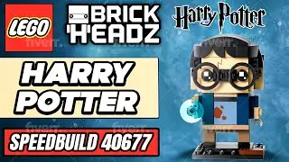 Part One | Lego | Brickheadz | Harry Potter | Speed Build | ASMR | 40677