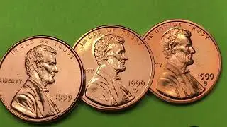 1999 US Penny - $100 Minimum For Close AM - DC Minutes United States One Cent Coins