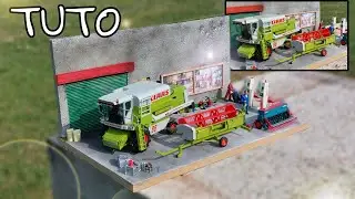 Un garage agricole en 1/32