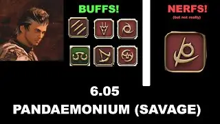 FFXIV Patch 6.05 Battle System Overview. (Pandaemonium Savage)