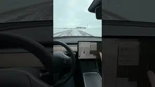 Tesla FSD 14.2.1 Snow covered roads in S Minnesota testing 