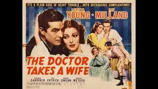 The Doctor Takes A Wife 1940 Ray Milland Loretta Young Classic Slapstick Comedy Film Romance Movie