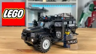 Бронированный полицейский грузовик SWAT от LEGO от BrickDesigners