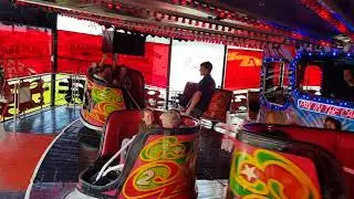 Keith turners rolling thunder waltzer off ride Spanish City Whitley bay 2018