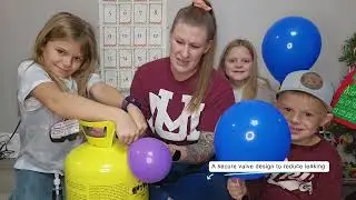 The Ultimate Kids Party Setup with Hotwhip Helium Tank!