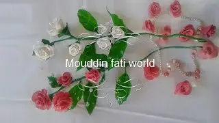 كيف تصنعين باقة ورد وأوراق بعجين السيراميك الجزء الثاني _ how to make a flower