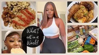 WHAT I EAT IN A WEEK |1500 CALORIES| WEIGHT STALLED!🥴 STILL EATING GOOD, GROCERY HAUL + QUICK MEALS