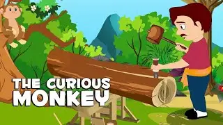 the curious monkey story in Hindi 🙈🙉🙊🪵🌲