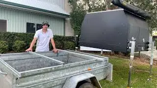 Slide on camper to tear drop conversion