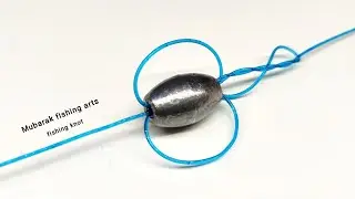 How to tie weight to fishing line: 2 types correctly