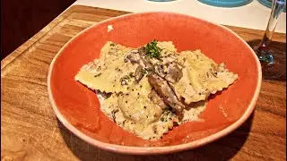 RAVIOLI DE CHAMPIÑONES #pastaconchampiñones #pasta