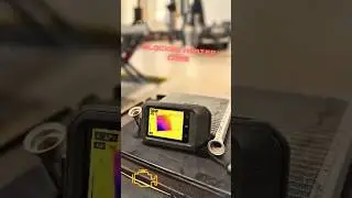 No Cabin Heat, Fixed #HeaterCore #NoHeat #CarDiagnostics #CoolingSystem #ThermalCamera