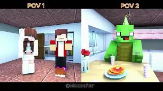 NEW Funny JJ, Mikey & Ghost JJ sister POV - Maizen Minecraft Animation JJ & Mikey [COMPILATION]