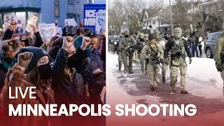 LIVE: Protestors take to the streets after ICE fatally shot Minneapolis woman