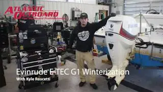Как подготовить Evinrude E-TEC G1 к зиме