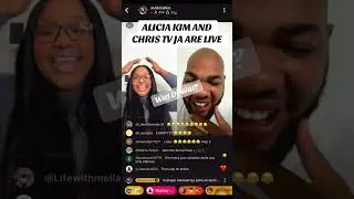 Alicia Kim and Chris Tv Ja are live #booisback #boolifestyle #aliciakim #christvja