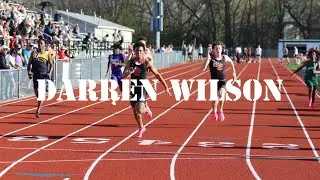 Edwardsville&rsquo;s Darren Wilson breaks the EHS F/S school record in the 100m dash - 10.79.