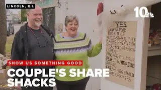 Couple dedicates retirement to help feed their community with Share Shacks