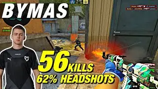 Bymas overpass faceit (56 kills) 62% HS! 😱 CSGO Bymas POV