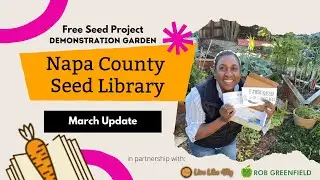 Free Seed Demonstration Garden: Seedling Growth in March!
