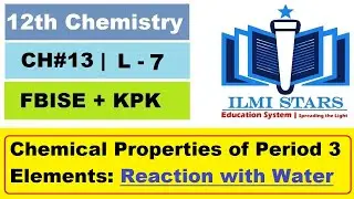 Reaction with Water of Period 3 Elements, Chemical Reactions of Period 3 Elements