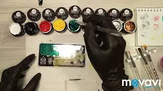 Гель краска для стемпинга Rosalind /Розалинд с AliExpress /АлиЭкспресс /Стемпинг