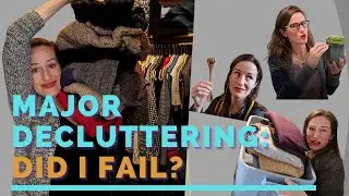 Do you feel like you've failed decluttering? ME TOO!  I  Extreme Home Decluttering: Update