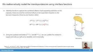 Performance analysis of interdependent infrastructure