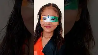 Indian flag painting on face | 🇮🇳 art | independence day face art | Happy Republic Day 🇮🇳❤️