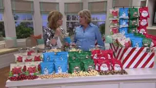 The Popcorn Factory 28 Bags of Gourmet Popcorn in Holiday Box on QVC