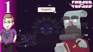 Let's Play Toodee and Topdee (Blind) Part 1 - Switching Between 2D and Top-Down Perspectives!