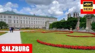 Salzburg Austria 🇦🇹 4K HDR Virtual walking tour