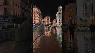Night tour in Grande Poste Square in Algiers 🇩🇿