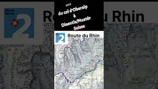 Descente du col de l'Oberalp #SUISSE #Route du Rhin #cyclotourisme #cyclisme