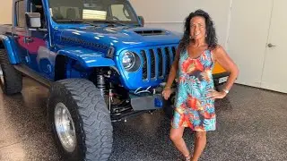 Jeep Gladiator Rubicon AMW 1000 2021 года с двигателем Hellephant | Холодный запуск