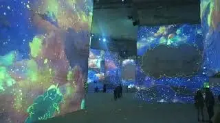 Les baux de provence Carriere des lumi&egrave;res sur le petit prince