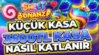SWEET BONANZA 🍭 K&Uuml;&Ccedil;&Uuml;K KASA  3500 TL İLE DESTAN YAZDIM! 💰 İNANILMAZ KAZAN&Ccedil;! #Sweetbonanza 🍭