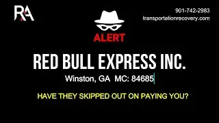Broker Alert - Red Bull Express Inc. MC: 84685 cancelled 09/20/2025