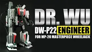 Dr. Wu DW-P22 Engineer Gun Arms set for MP-20 Wheeljack Masterpiece Transformers figure review
