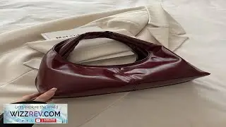 1pc Quilted Snap Closure PU Solid Color Vintage Soft Leather Dumpling Bag
