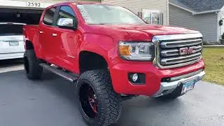 2016 GMC Canyon  6&rdquo; Rough country lift  American off road A106 wheels 20&rdquo;x12 33&rdquo; nitto ridge
