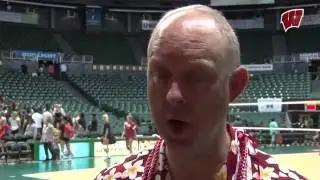 Badgers top Hawai'i in a thrilling four set match