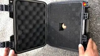 Shock test!! shockproof Hard Plastic Carrying Equipment Case