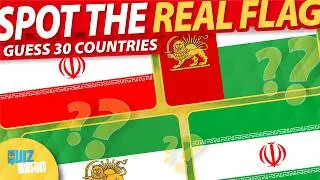 Guess the Real Flag 🌍 | Can You Spot the Correct One? (Flag Quiz)