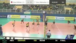 Nebraska volleyball finishes undefeated in Brazil matches