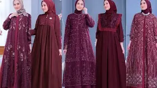 MODEL GAMIS BROKAT 2025 TERBARU SIMPLE ELEGAN